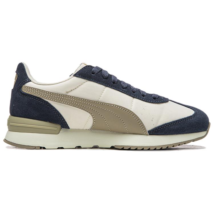 PUMA R78 Nylon Abrasion Resistant Low Top Casual Shoes Unisex Beige Blue купить в интернет-магазине Yoocart с быстрой доставкой по России.