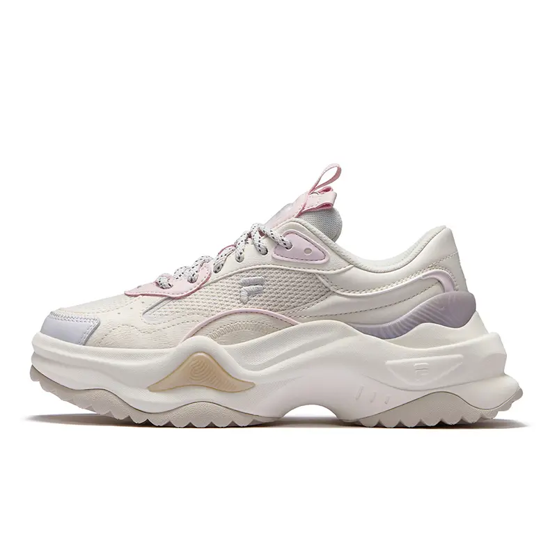 FILA FUSION BIANCO II Low Top Casual Shoes Women's Cream Ivory Gray
