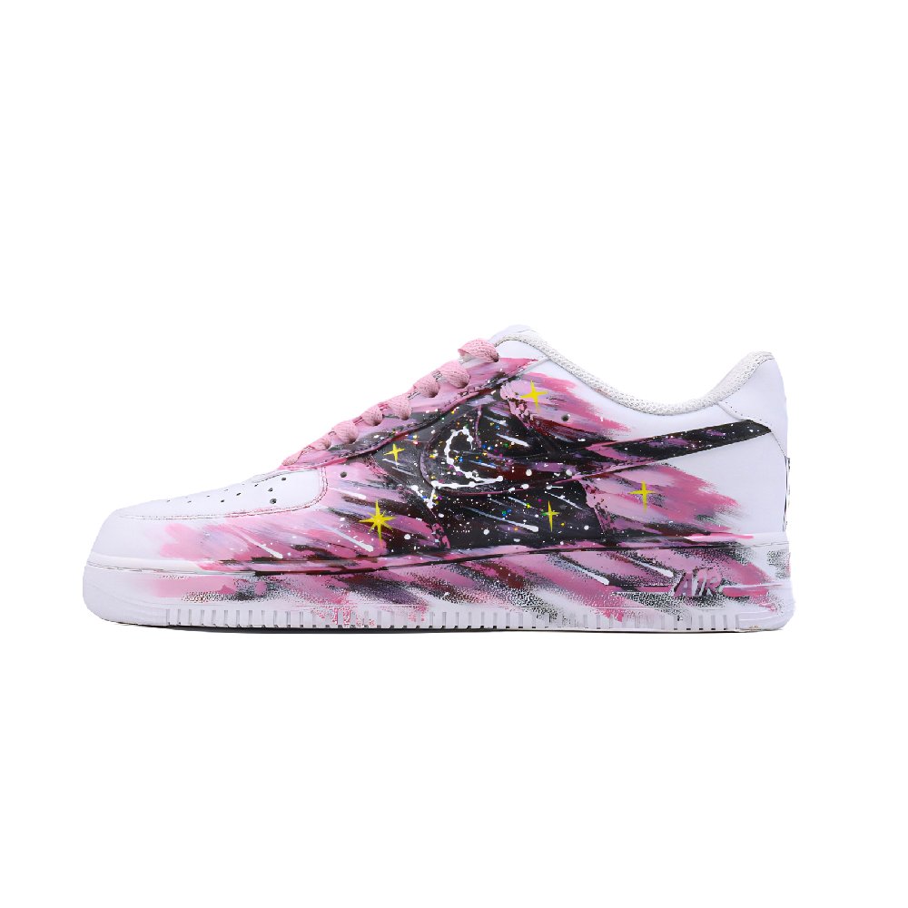 Nike Air Force 1 Anti-Slip Wear-Resistant Low-Top Skateboard Shoes Unisex Pink