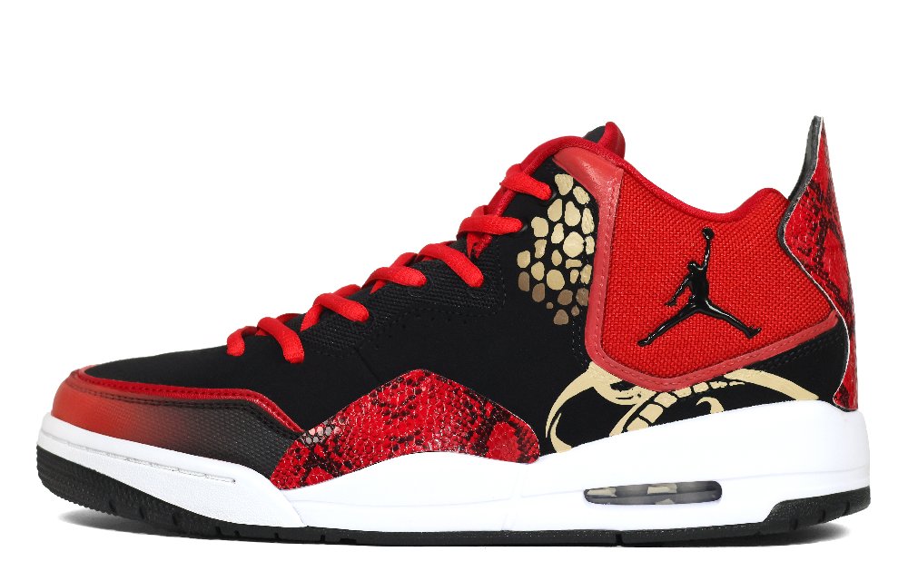Jordan Courtside 23 Vintage Basketball Shoes Men Mid Top Black/Red