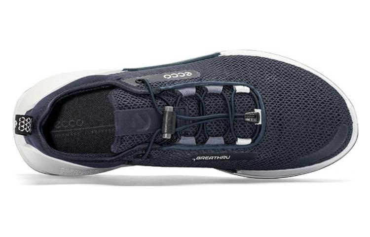Ecco Striding 2.0 Series Cushioning Wear Resistant Low Top Casual Shoes Men's Midnight Blue купить в интернет-магазине Yoocart с быстрой доставкой по России.