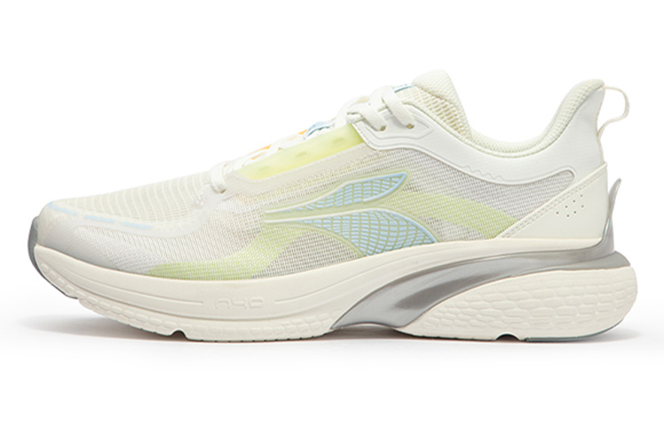 361° Running Shoes Men's Low Top Feather White/Light Fruit Green