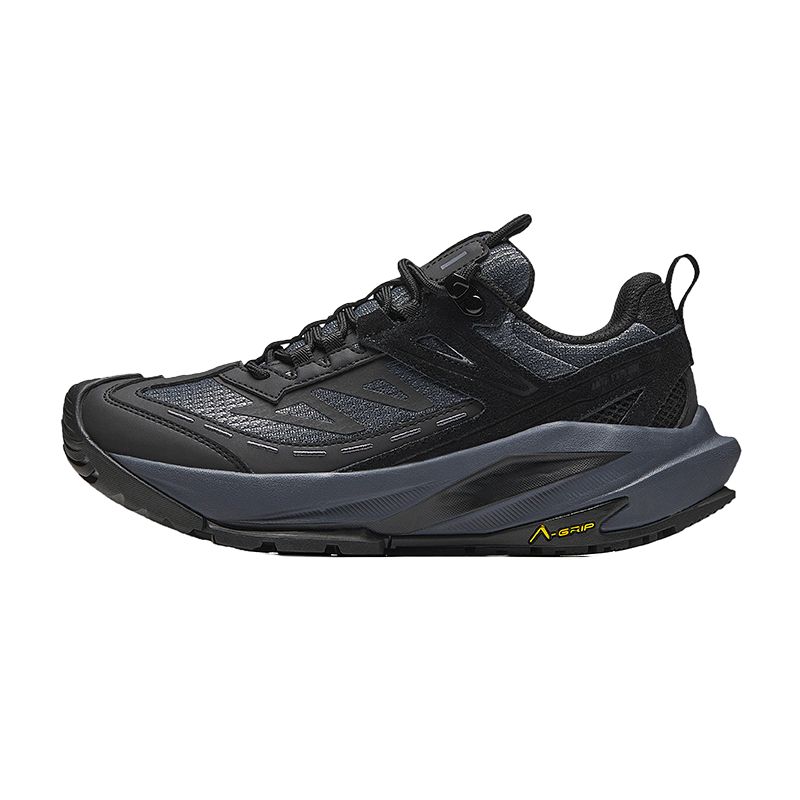 Anta Anti Slip Wear Resistant Low Top Casual Running Shoes Women's Gray Black