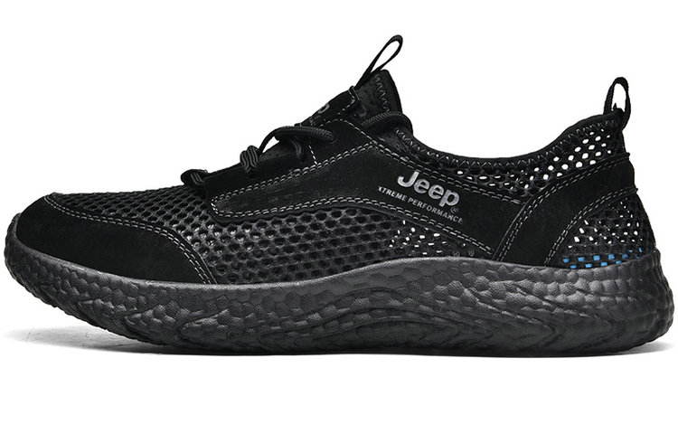 Jeep Low-Top Sports Casual Shoes Men's Black