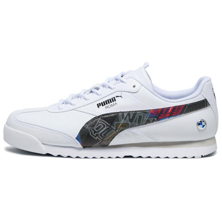 PUMA BMW MMS Roma Via Low Top Casual Shoes Unisex White