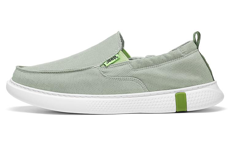 Jeep Breathable And Wear-resistant Low-Top Canvas Shoes Men's Green