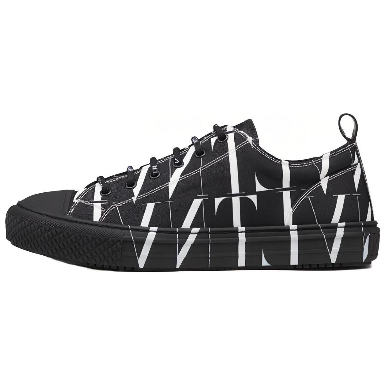 Valentino Giggies Low 'VLTN Times Allover Print - Black'