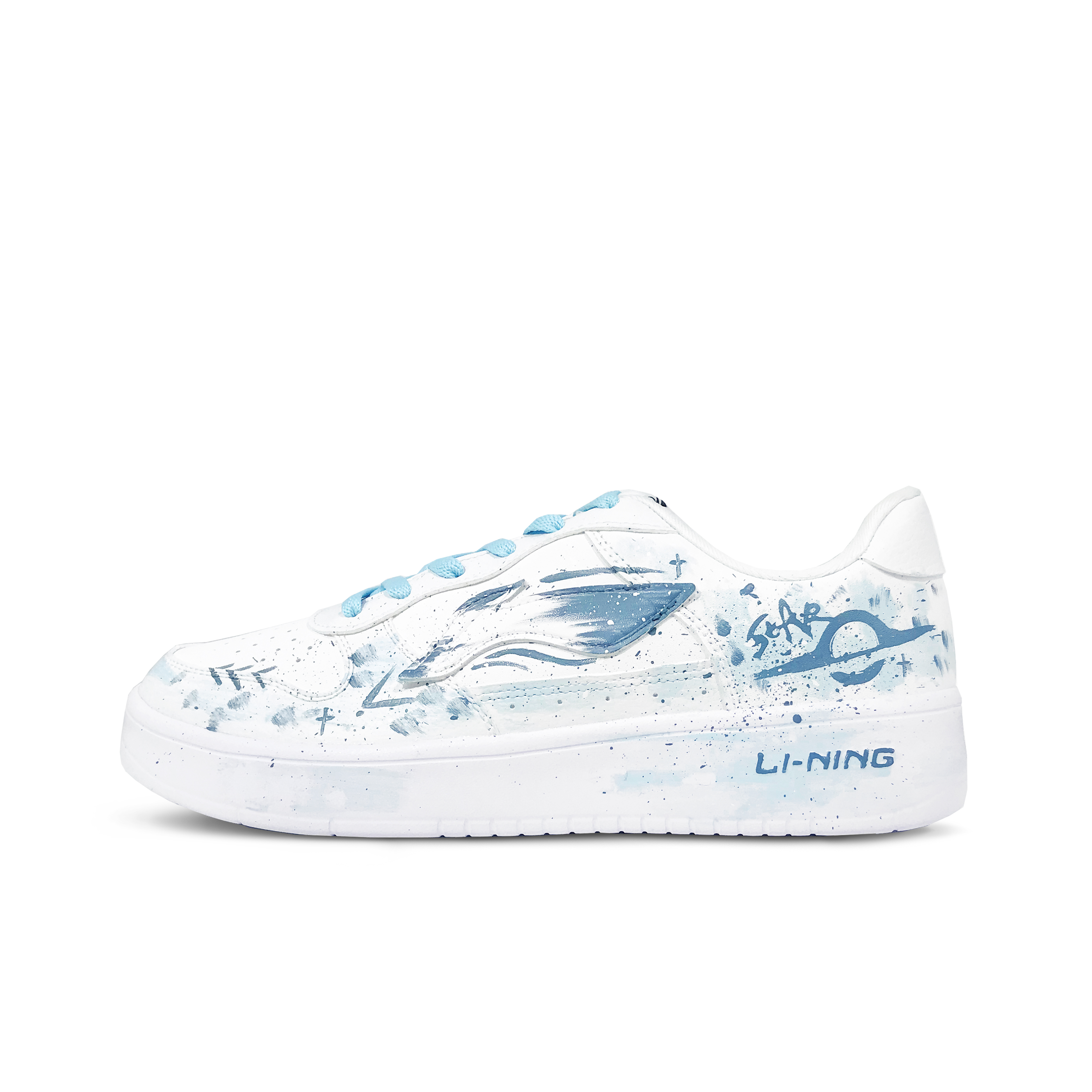 LiNing Pontoon Boats Slip Resistant, Abrasion Resistant, Breathable Low top Skateboard Shoes Unisex