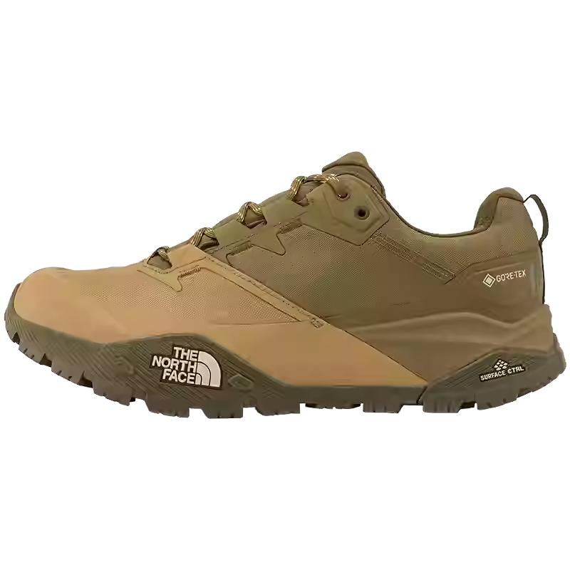 THE NORTH FACE Wear-resistant And Waterproof Low-Top Trekking Shoes Men's Olive Green