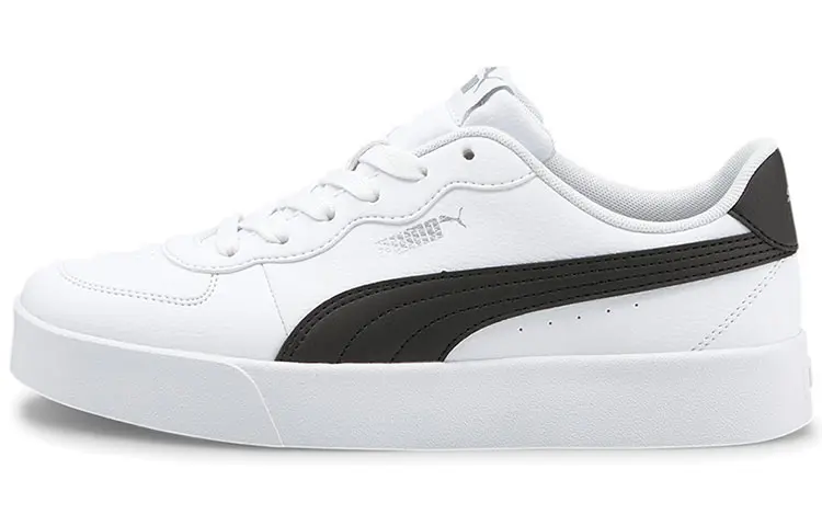 PUMA Skye Clean Casual Board Shoes White/Black Women's