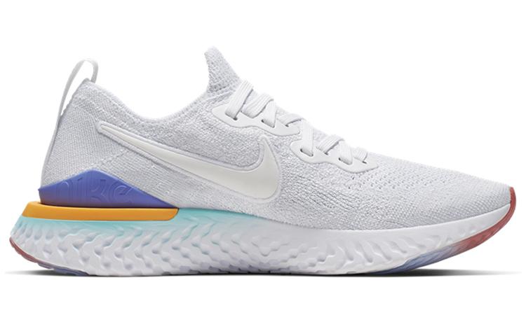 Nike Epic React Flyknit 2 White Hyper Jade Ember Glow Women's купить в интернет-магазине Yoocart с быстрой доставкой по России.