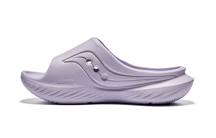 Saucony Cradle Slip Resistant Abrasion Resistant Slide Slippers Unisex Purple