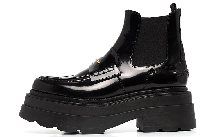 alexander wang Logo-plaque Chunky Sole Boots