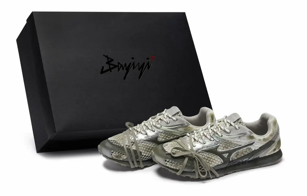 Mizuno LG 60S Casual Shoes Unisex Low top Grey/Green/Silver