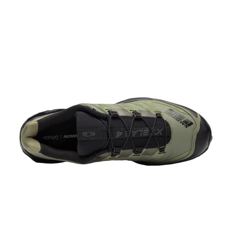 SALOMON XT-4 Breathable Low-Top Casual Shoes Unisex Black Green