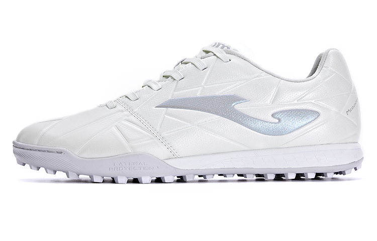 Joma TF Rubber Broken Studs Anti-Slip Wear-Resistant Soccer Shoes Men's White