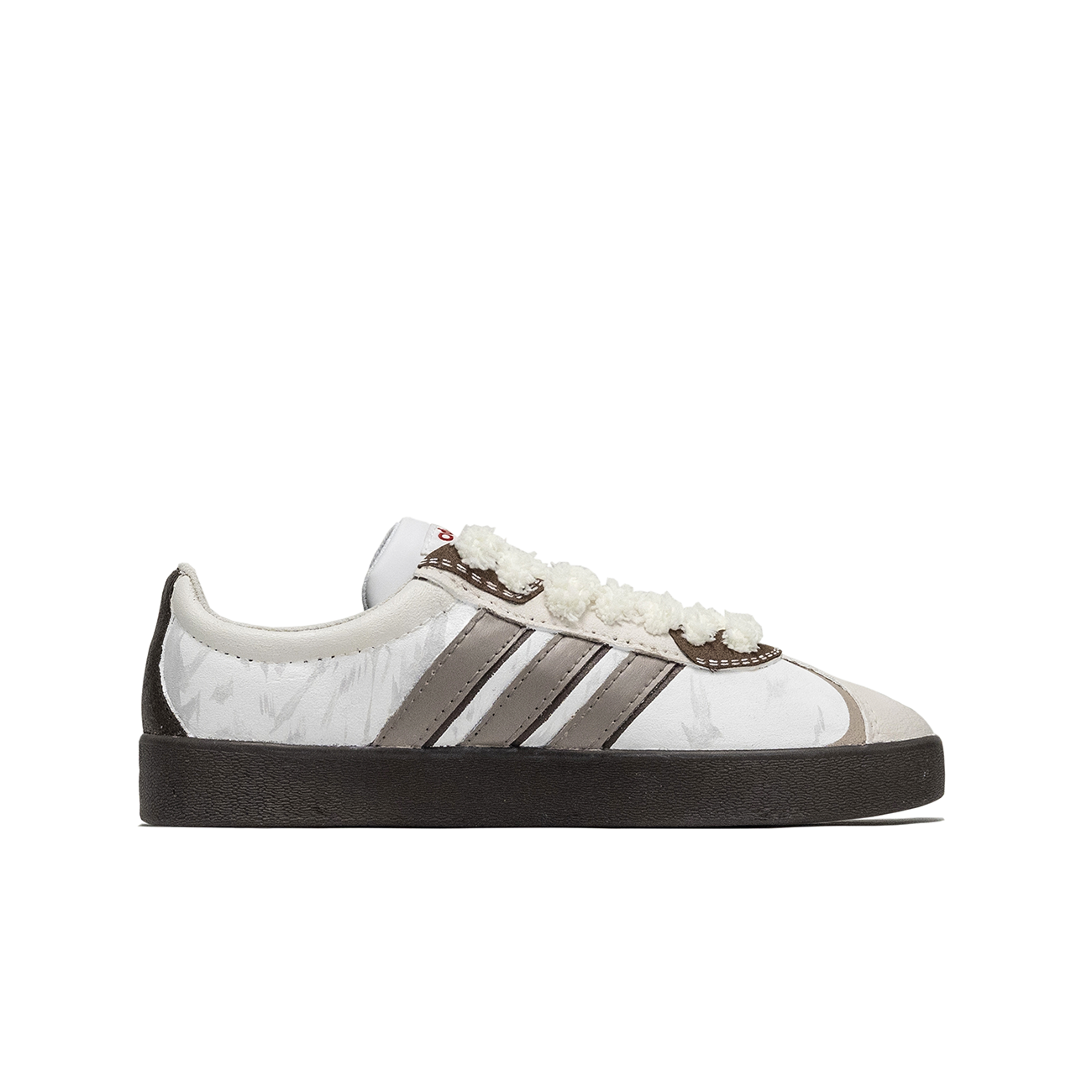 Adidas Neo VL Court Lifestyle Anti Slip Wear Resistant Low Top Skateboard Shoes Unisex Brown White купить в интернет-магазине Yoocart с быстрой доставкой по России.