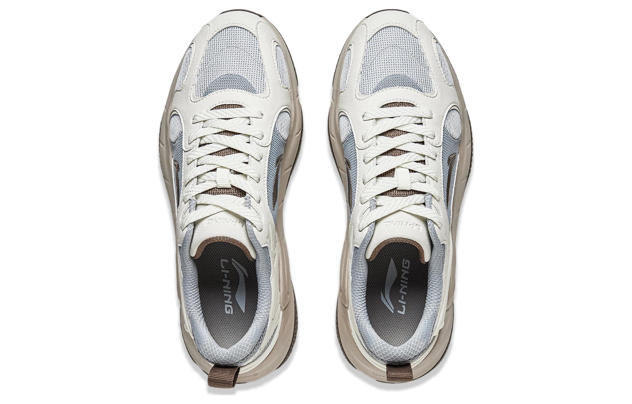 LiNing Low top Casual Shoes Men's White Gray купить в интернет-магазине Yoocart с быстрой доставкой по России.