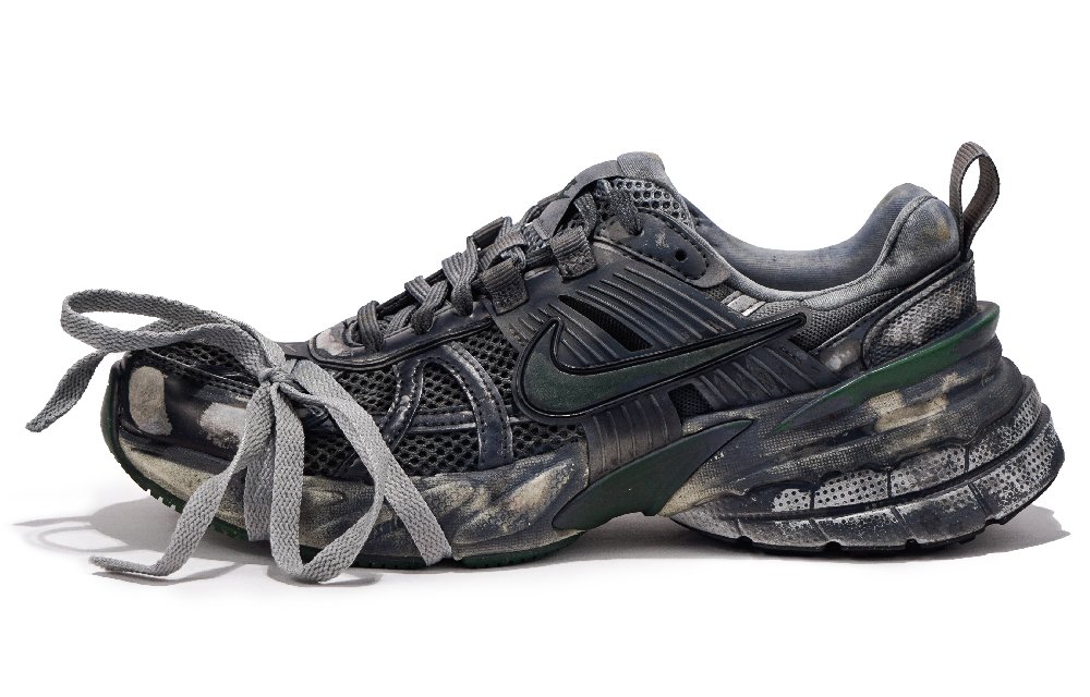 Nike V2K Run Running Shoes Women's Gray Black
