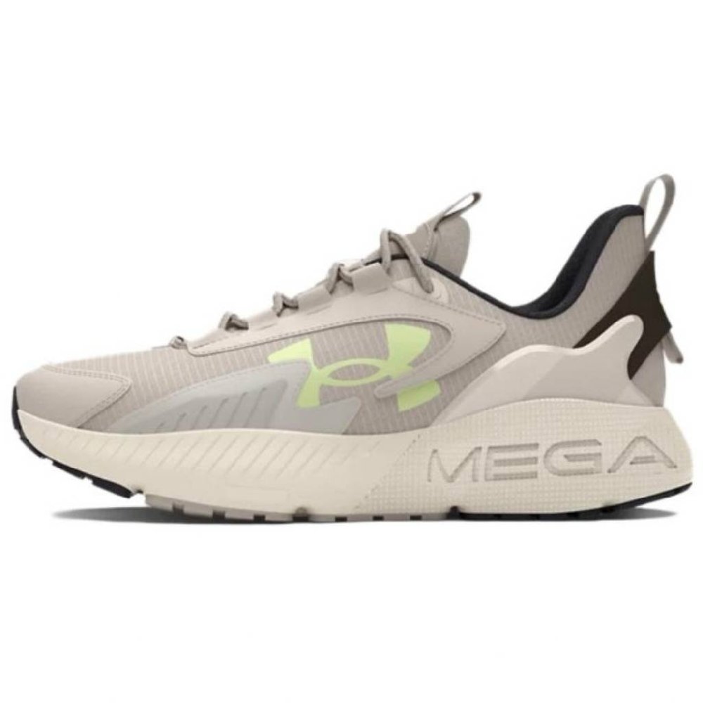 Under Armour HOVR Mega 2 Low Top Casual Running Shoes Unisex Gray Green