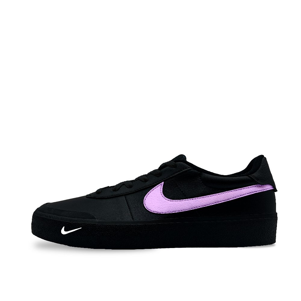 Nike Court Shot Photon Dust Anti Slip Wear Resistant Low Top Skateboard Shoes Men's Black Purple