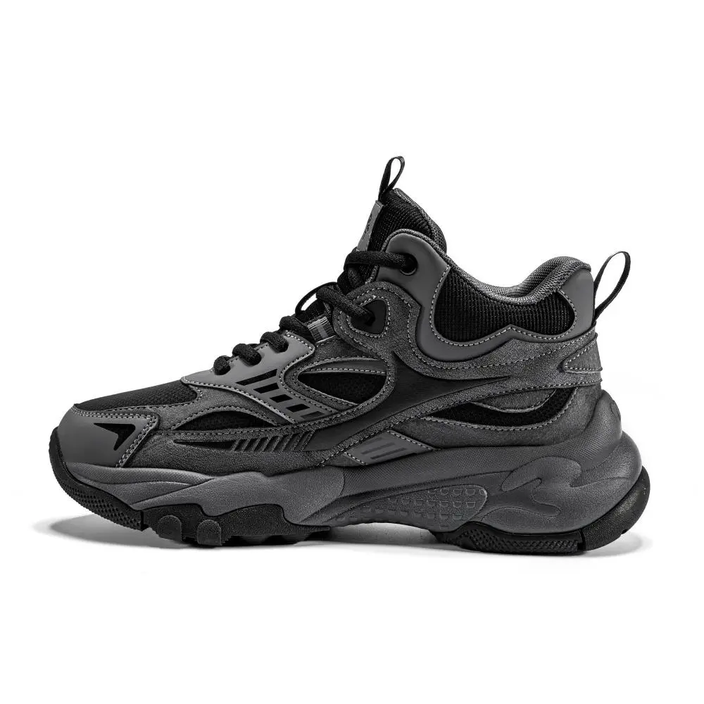 JEEP SPIRIT Cushioning, Abrasion Resistant, Waterproof Support Mid top Hiking Shoes Men's Volcanic Gray