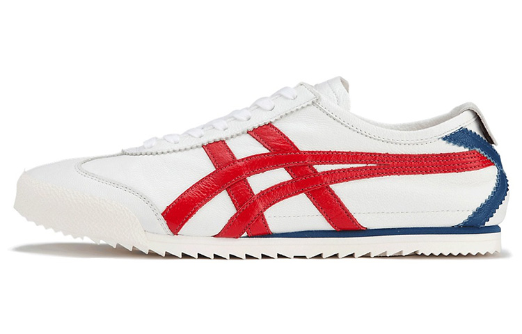 Asics Onitsuka Tiger Mexico 66 Deluxe Nm White Classic Red Women's