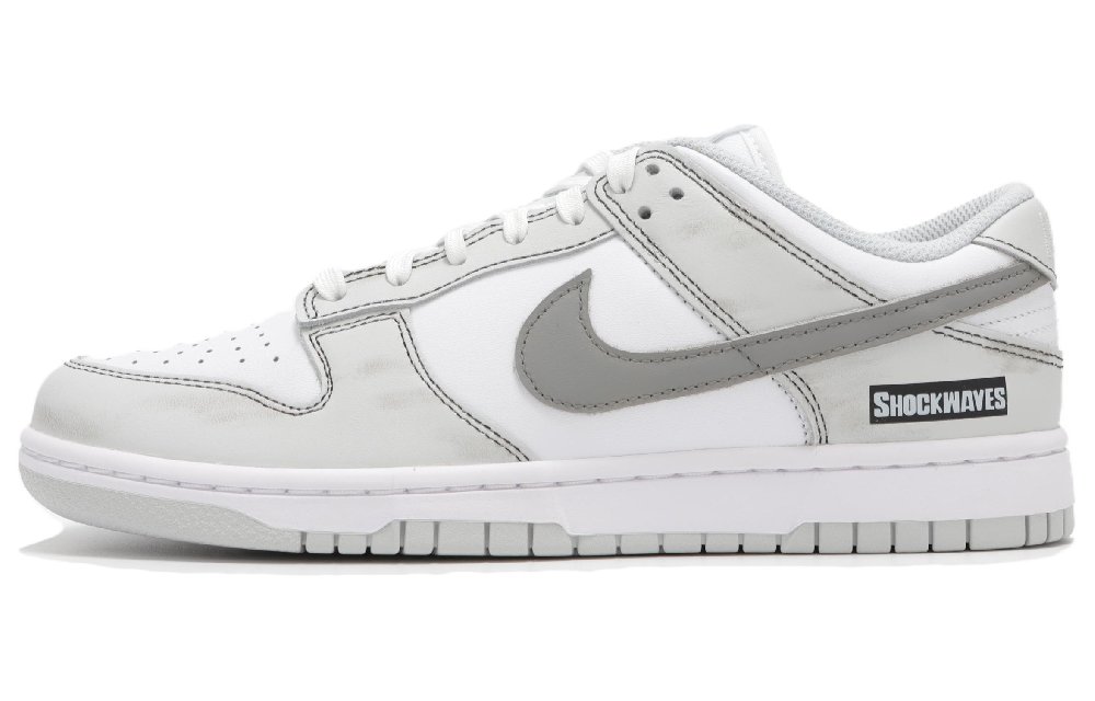 Nike Dunk Anti Slip Wear Resistant Low Top Skateboard Shoes Unisex White