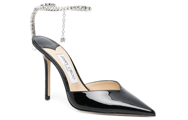 Jimmy Choo Saeda 85mm Patent Leather Pumps