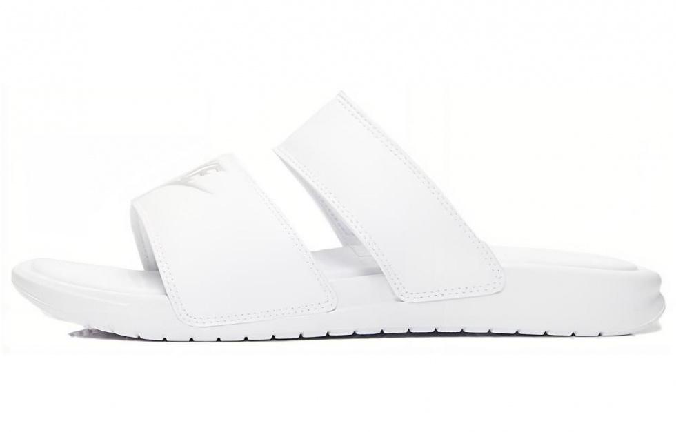 Nike Benassi Duo Ultra White Metallic Silver Women's