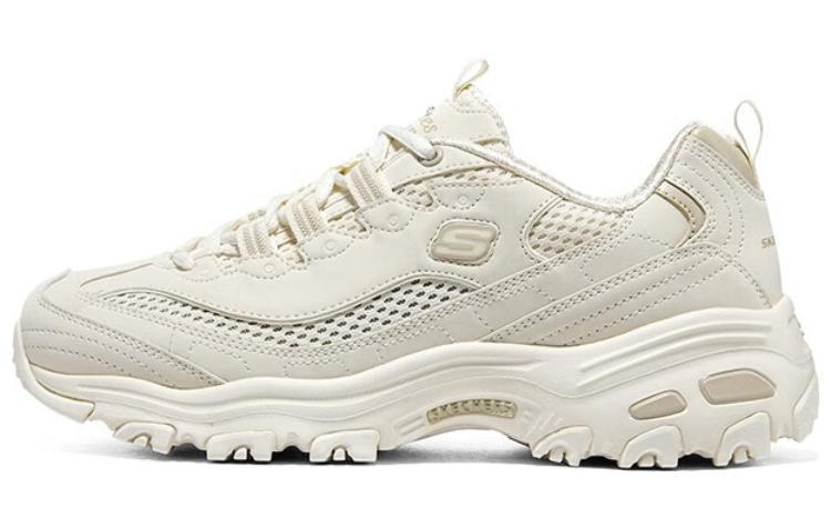 Skechers D'LITES 1.0 'Cream White' Women's