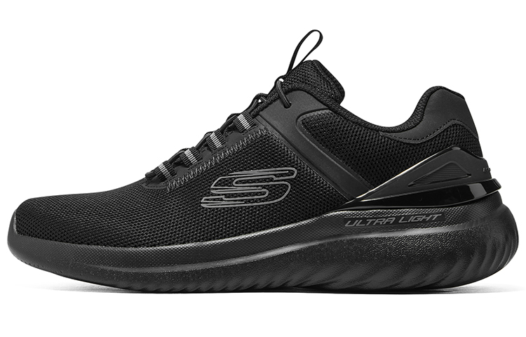 Skechers BOUNDER 2.0 Cushioning Low-Top Casual Shoes Men's Black