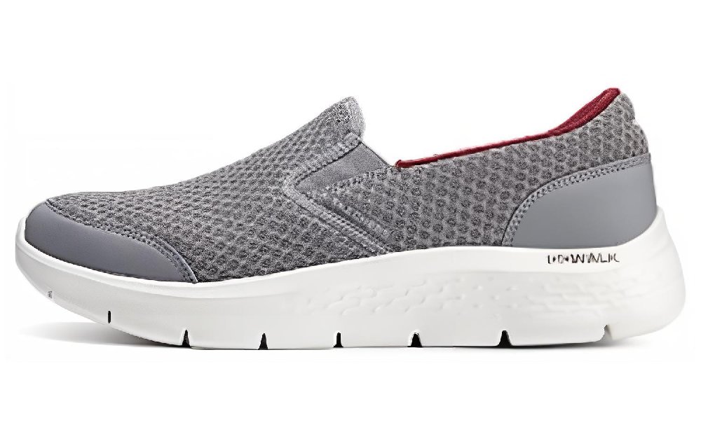 Skechers Anti-Slip Wear-Resistant Low-Top Casual Shoes Men's Gray