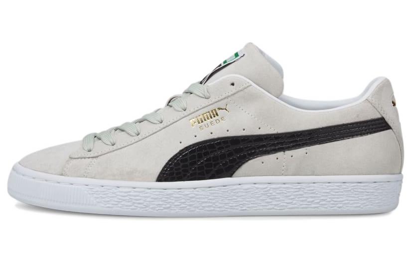PUMA Suede Croc Retro Casual Skateboarding Shoes Unisex Gray White