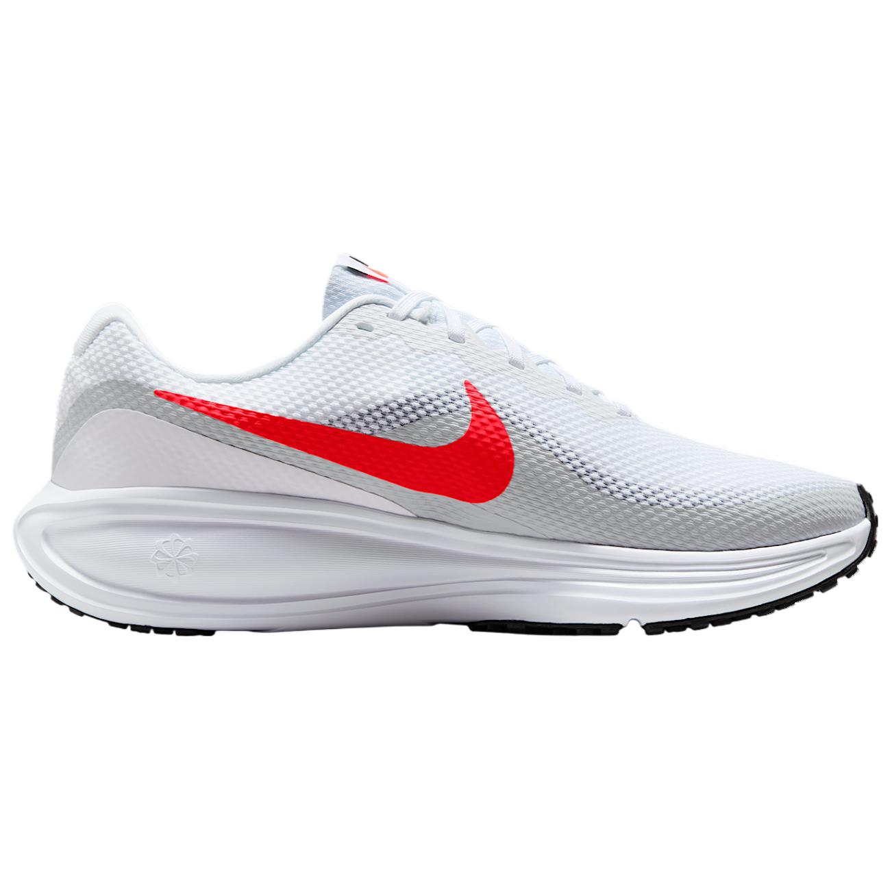 Nike REVOLUTION 8 Abrasion Resistant Breathable Low top Casual Running Shoes Unisex White Red