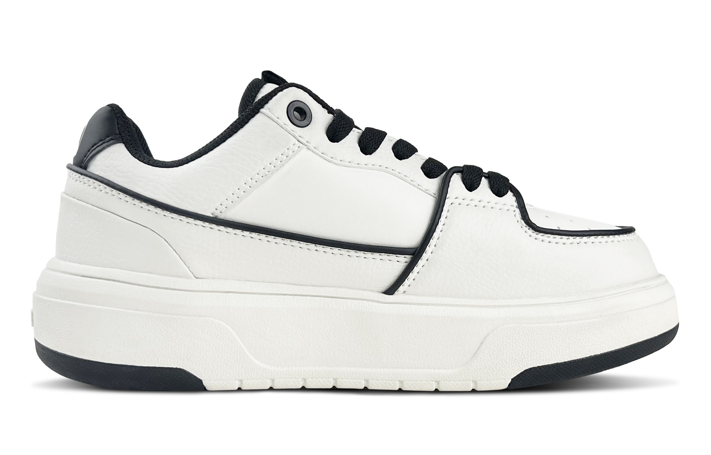 MLB Chunky Liner Zero Five Lightweight Low Top Skateboard Shoes Unisex Black White