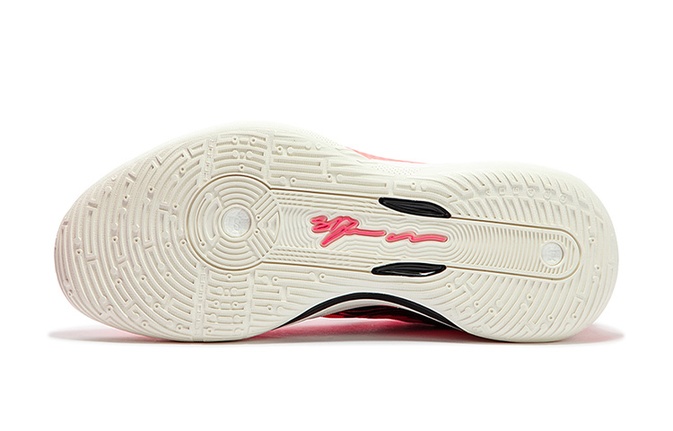 361° DVD2 Cushioning Anti-Slip Wear-Resistant Breathability Low-Top Basketball Shoes Men's Pink
