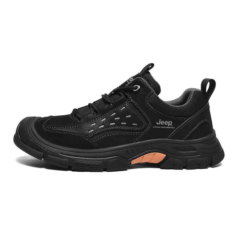 Jeep Outdoor Slip Resistant Low Top Mountaineering & Hiking Shoes Men's