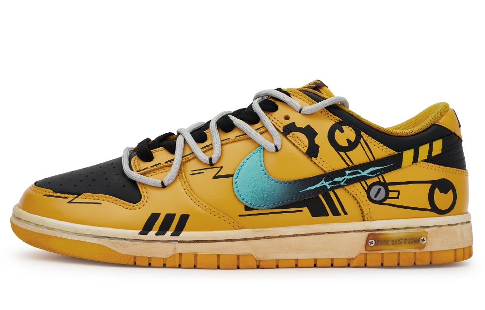 Nike Dunk Skateboard Shoes Men Low-Top Black