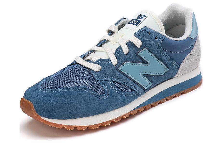 New Balance NB 520 Shock Absorbers With Slip Resistant Features Low Top Casual Running Shoes Unisex Blue Gray