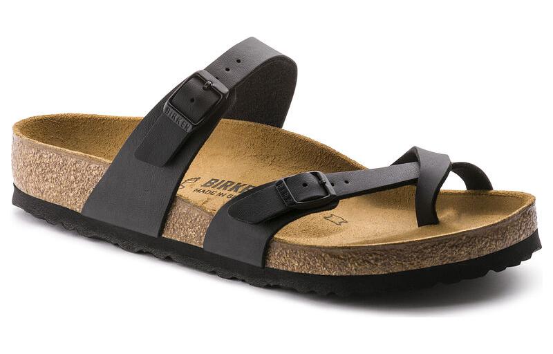 Birkenstock Mayari Birko Flor Narrow Fit 'Black'