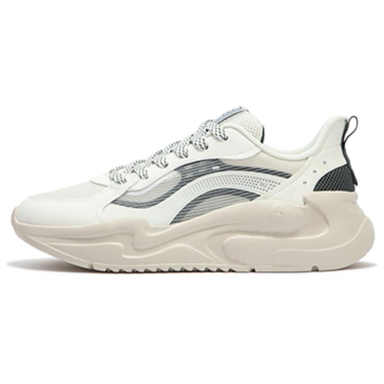 361° Yunshu 4.0 Cushioning Wear-Resistant Low-Top Casual Shoes Men's White Black