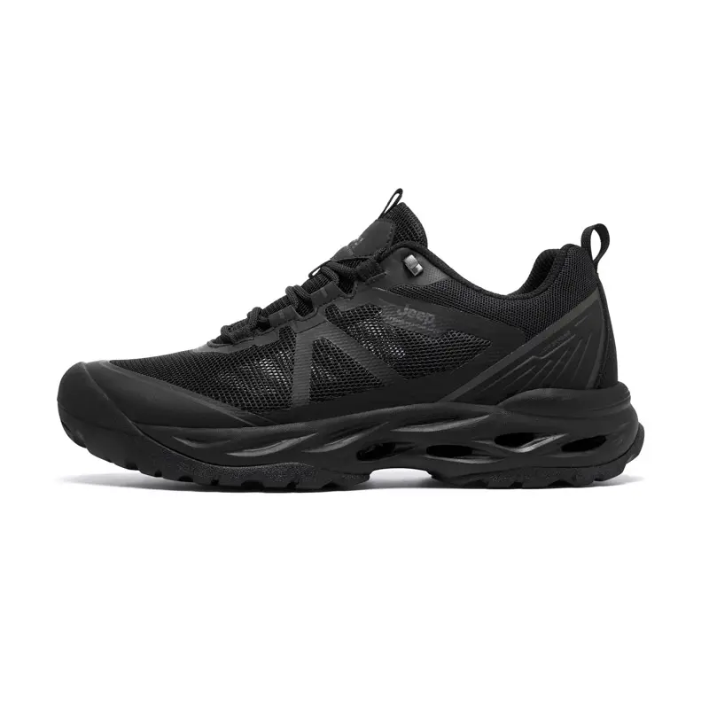 Jeep River Trekking Shoes Unisex Black