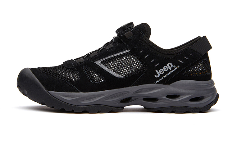 Jeep Low Top Casual Shoes Men's Black