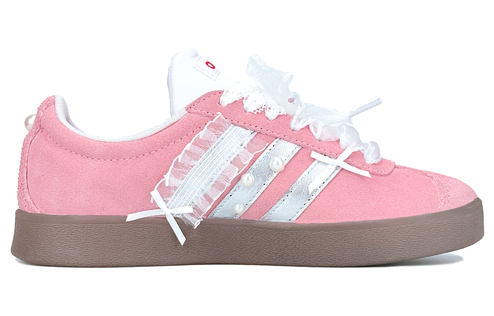 Adidas Neo VL Court 2.0 Skateboard Shoes Women's Low Top Pink