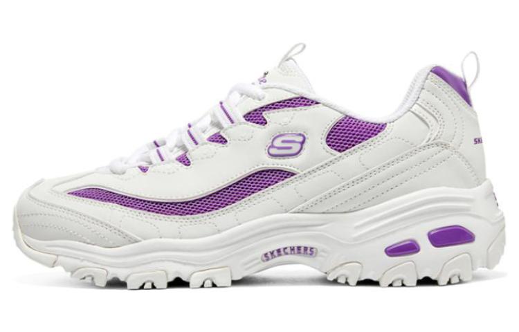 Skechers D'LITES 1.0 'White Purple' Women's