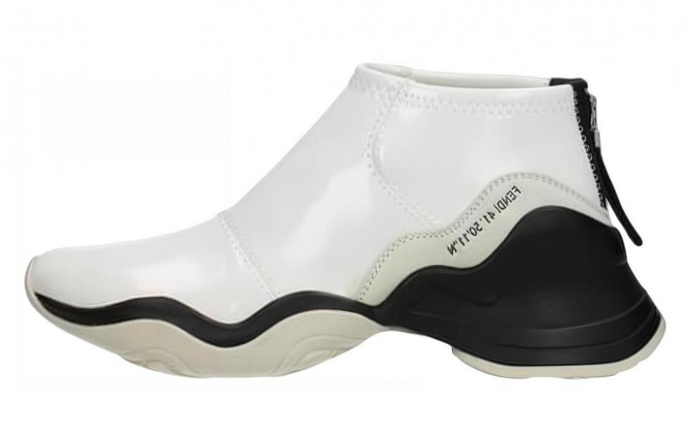 FENDI Women's FFluid High 'Glossy White'
