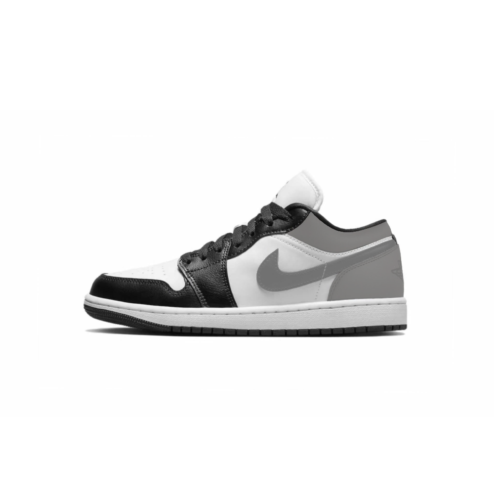 Jordan Air Jordan 1 Cushioning Slip Resistant Low Top Vintage Basketball Shoes Women's Gray