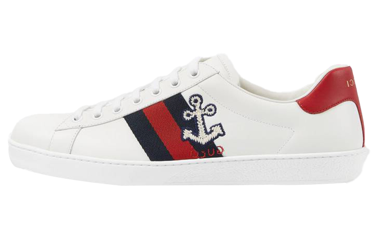 GUCCI Ace "Cauliflower" Embroidery Sneakers