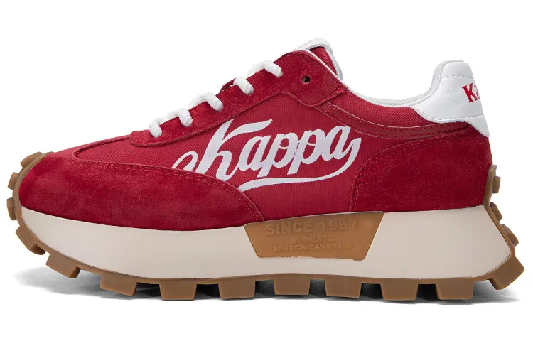 Kappa Slip Resistant Abrasion Resistant Low top Casual Shoes Women's Brown/Beige/White